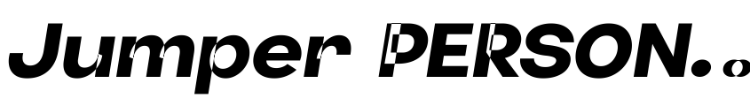 Preview Jumper PERSONAL USE ONLY Bold Italic