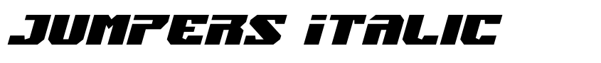Preview Jumpers Italic