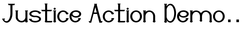 Preview Justice Action Demo Serif