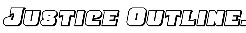 Preview Justice Outline Semi-Italic