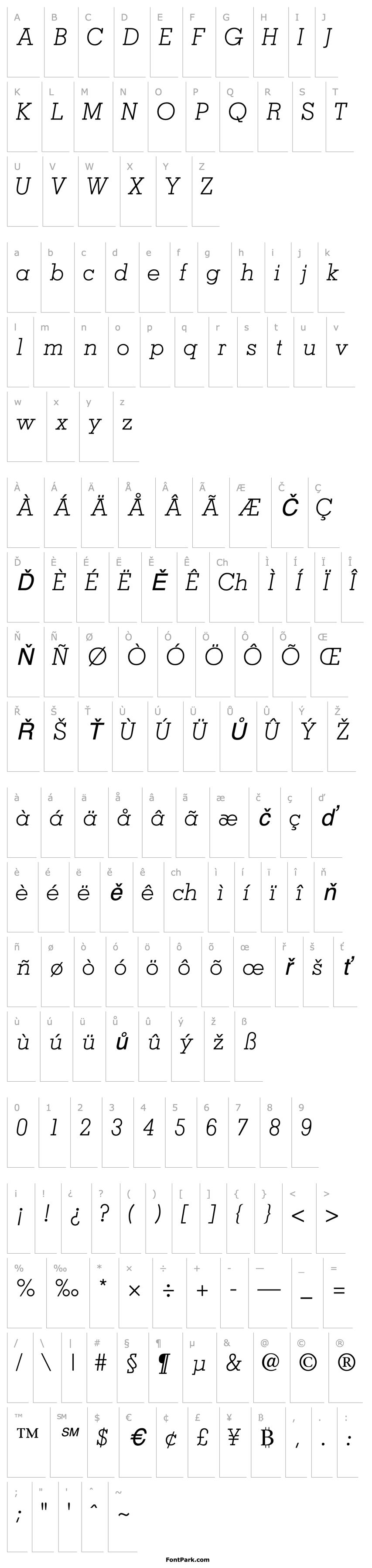 Overview JaakLightSSK Italic