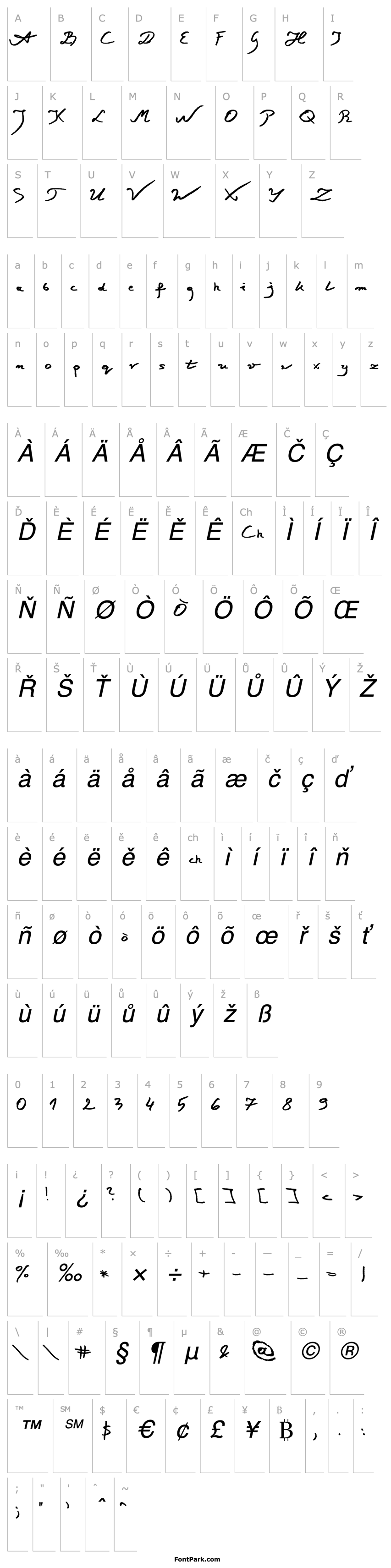 Přehled Jacek Zieba-Jasinski Italic