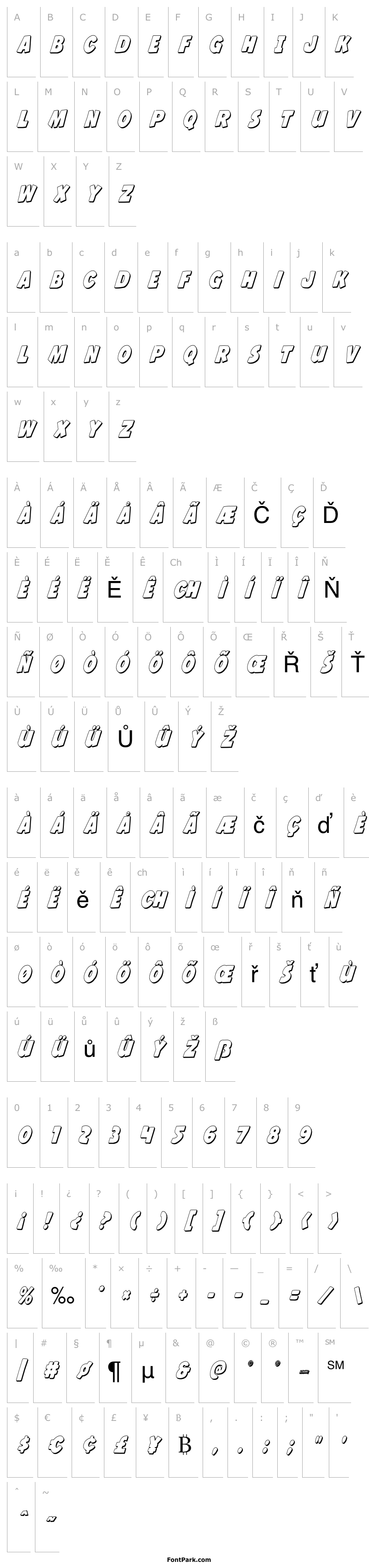 Overview Jack's Candlestick 3D Condensed