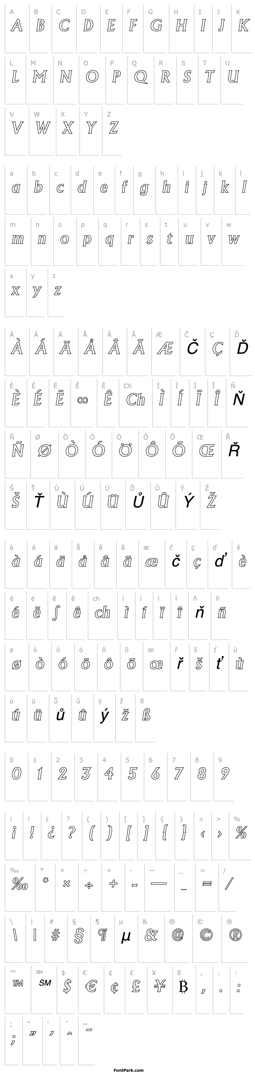 Overview JacobBeckerOutline-Medium-Italic