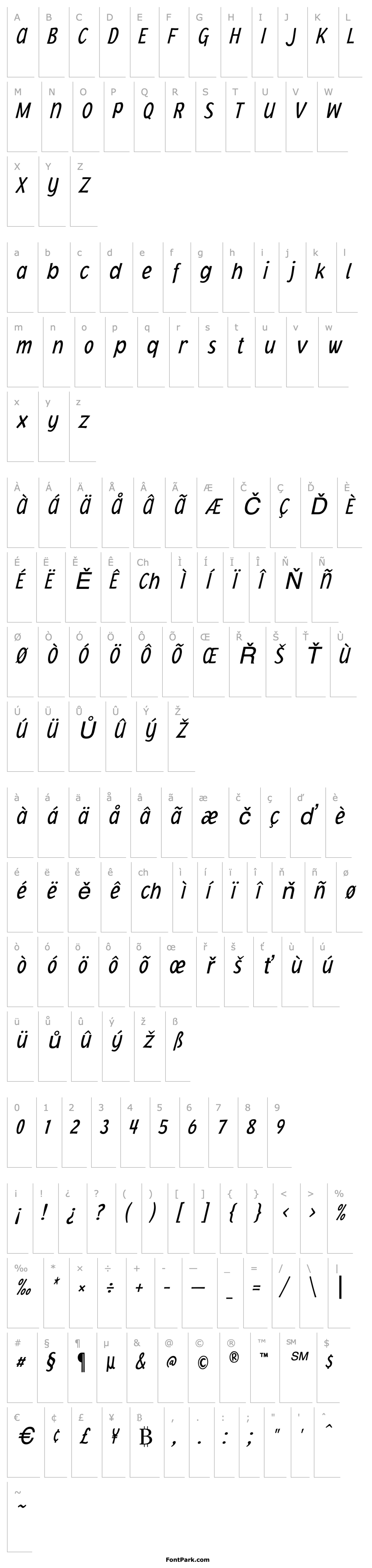 Overview Jacoby Cond ICG Light Italic