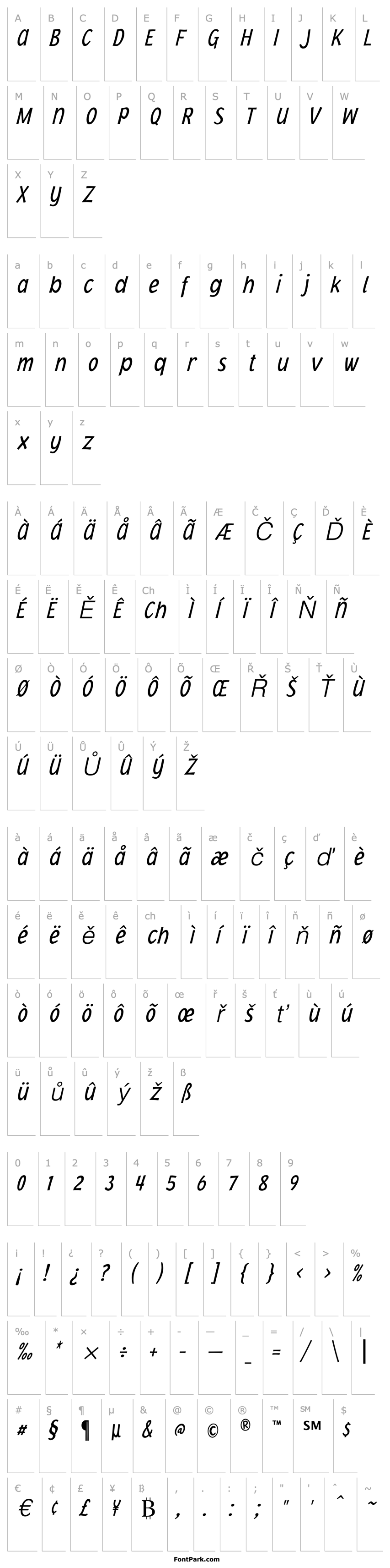 Overview Jacoby Cond ICG LightItalic