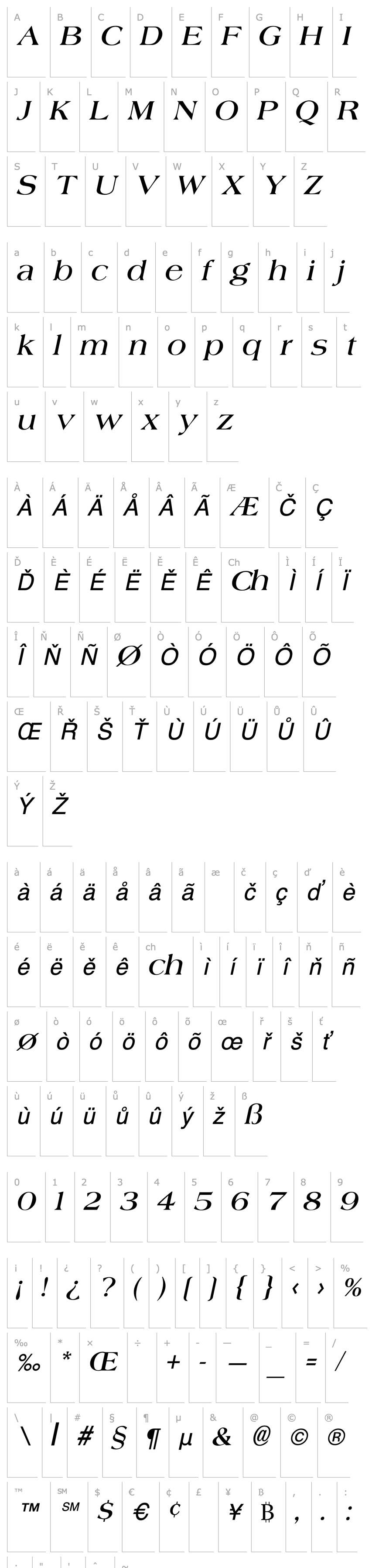 Overview Jade Italic