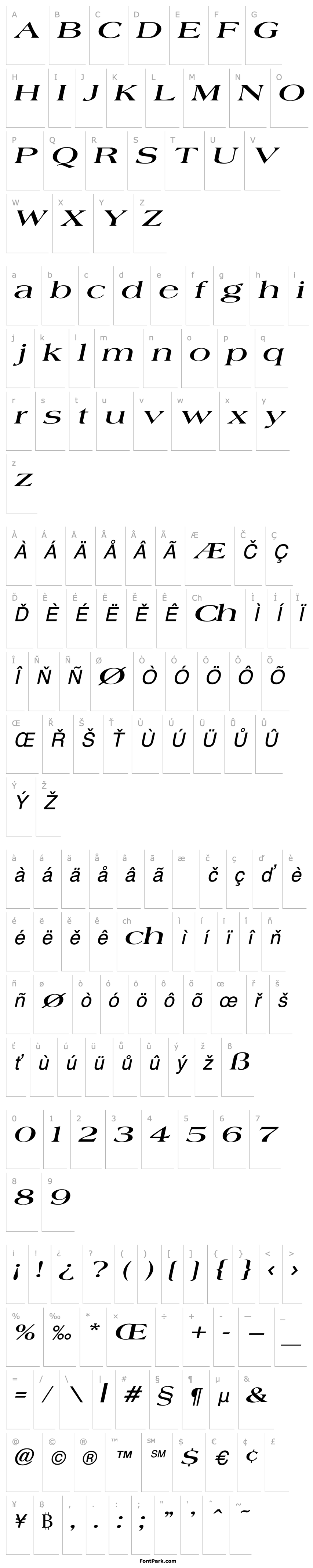 Overview JadeExtended Italic