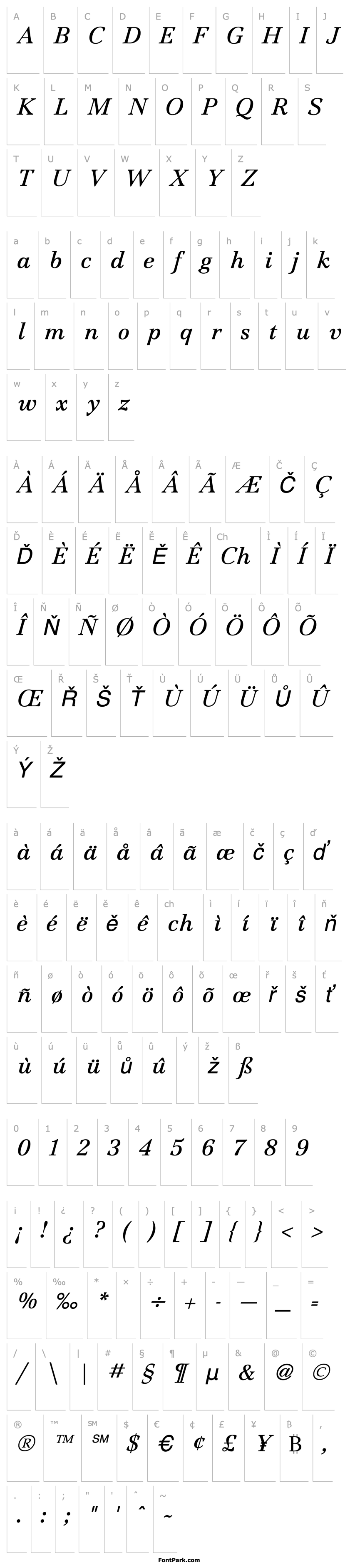 Overview Jamille Italic