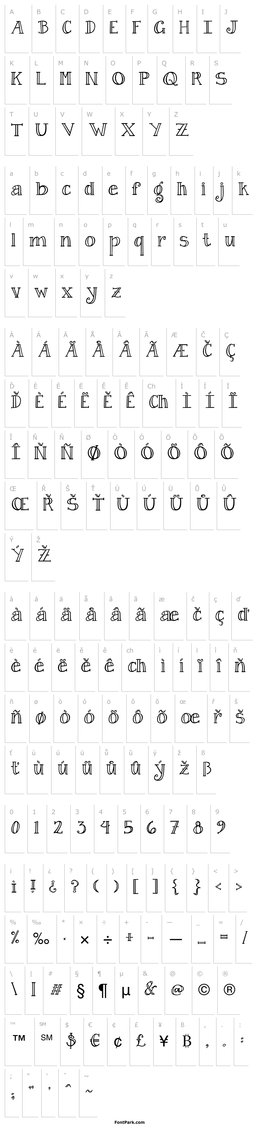 Overview Janda Curlygirl Serif