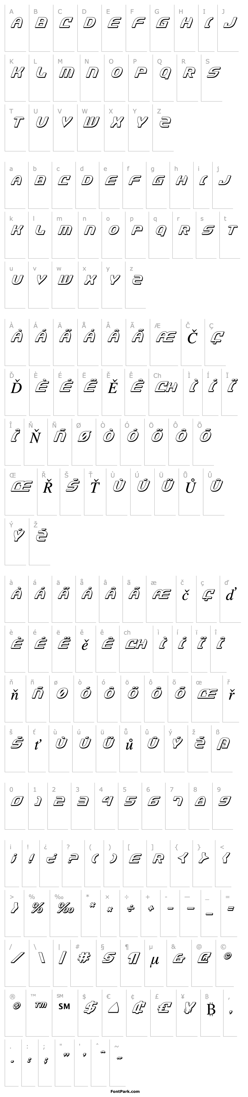 Overview Jannisaries Shadow Italic