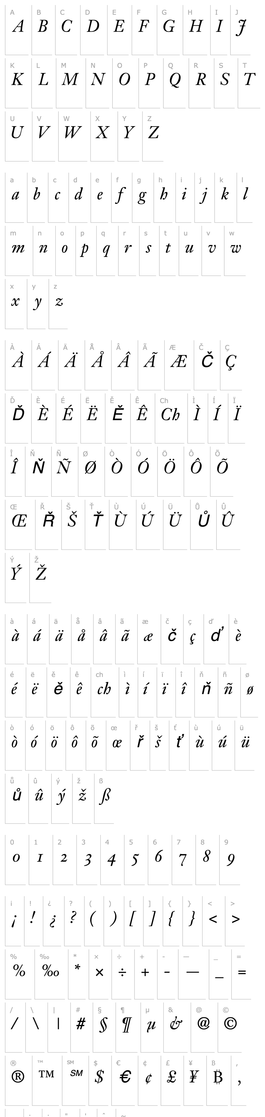 Overview JansonOSSSK Italic