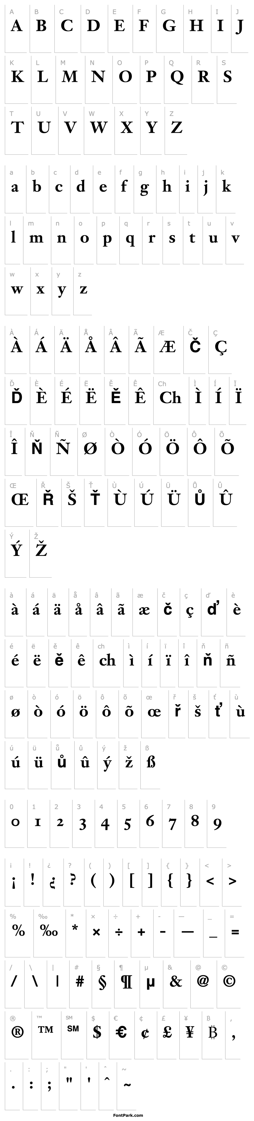 Overview JansonText-BoldOsF