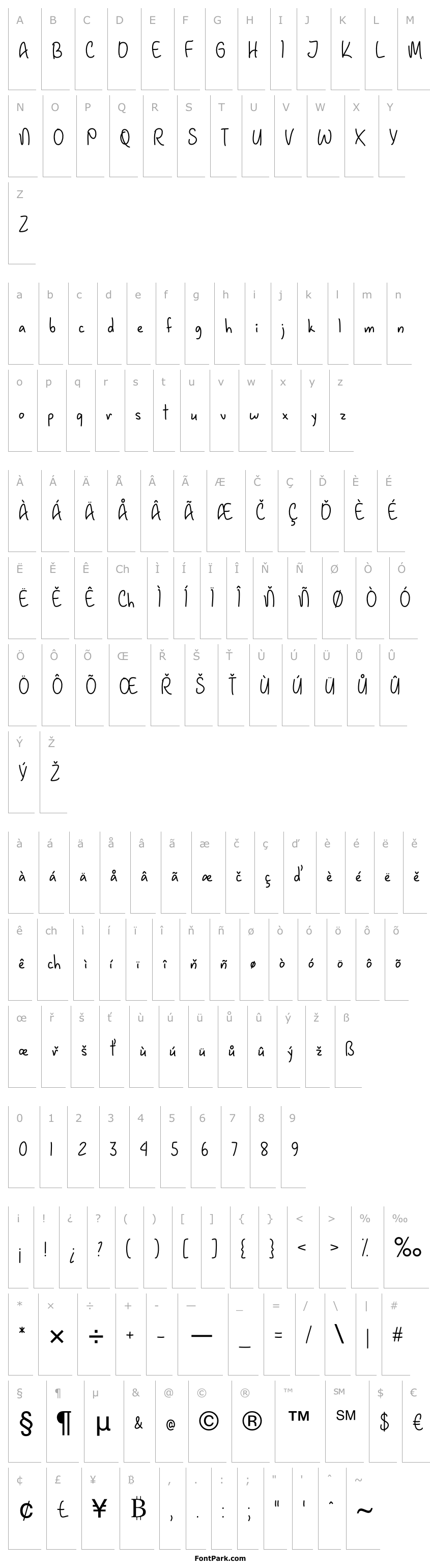 Overview January Handwriting