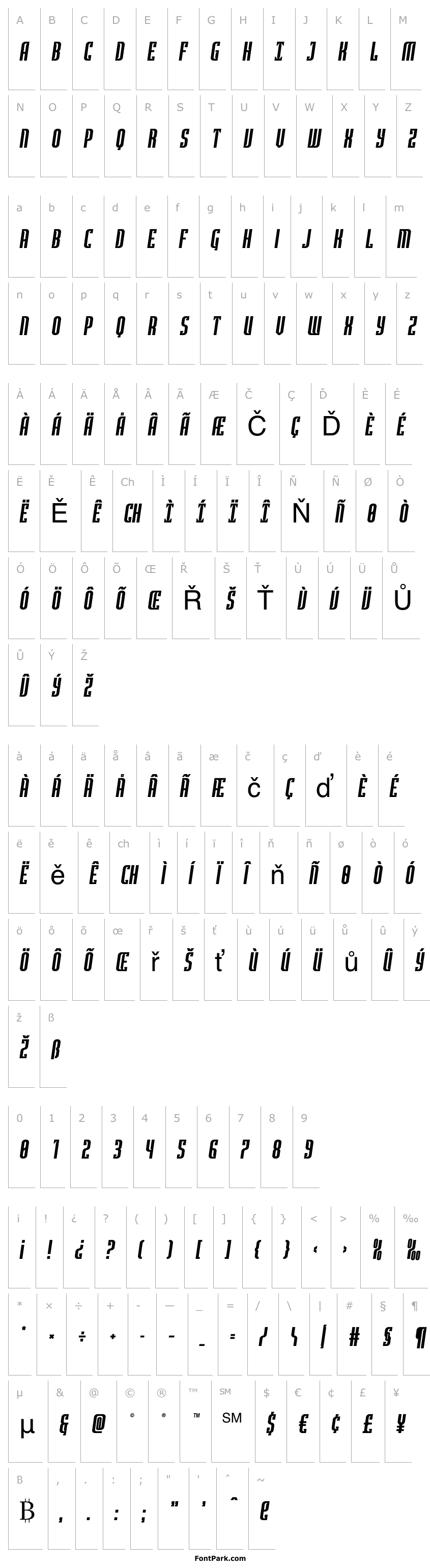 Overview Janulus Caps Semi-Italic