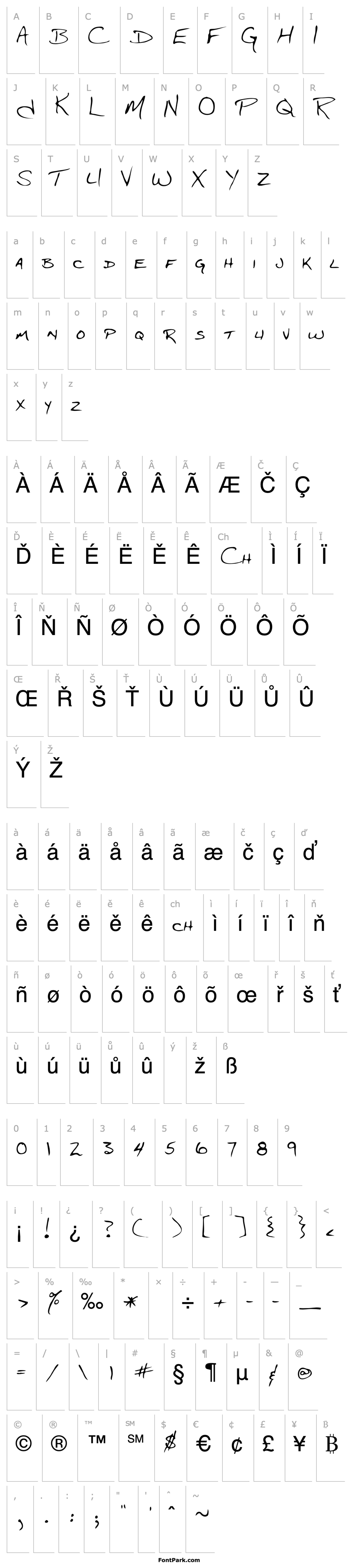 Overview Jdrfont Regular