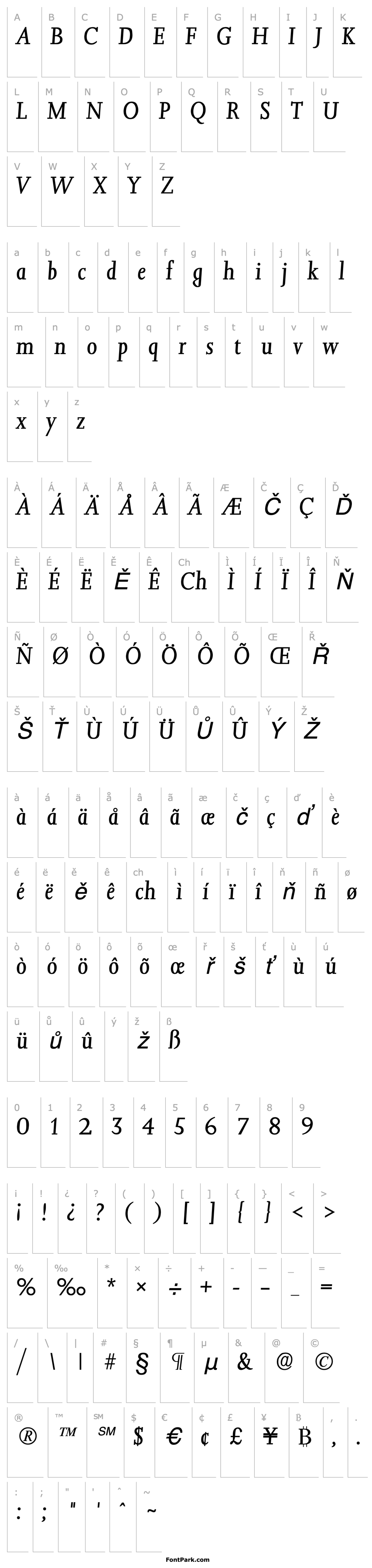 Overview Jessie SF Italic