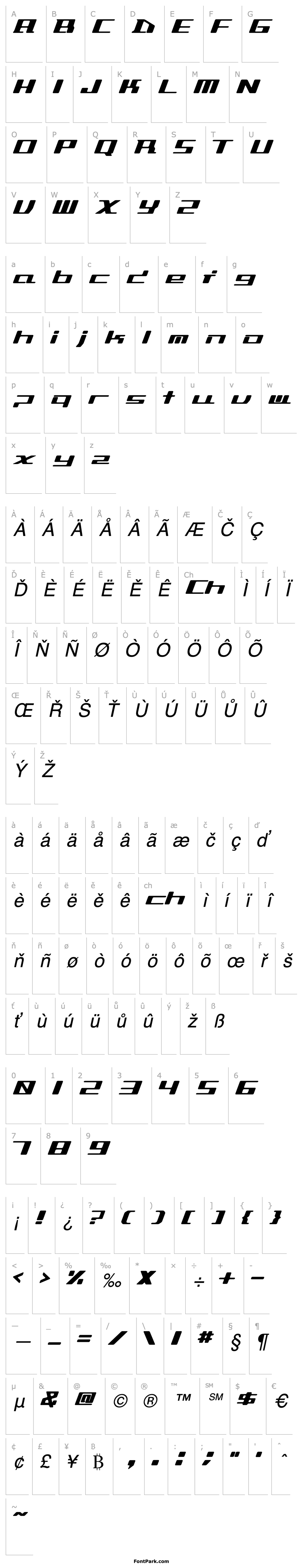 Overview Jetliner Italic