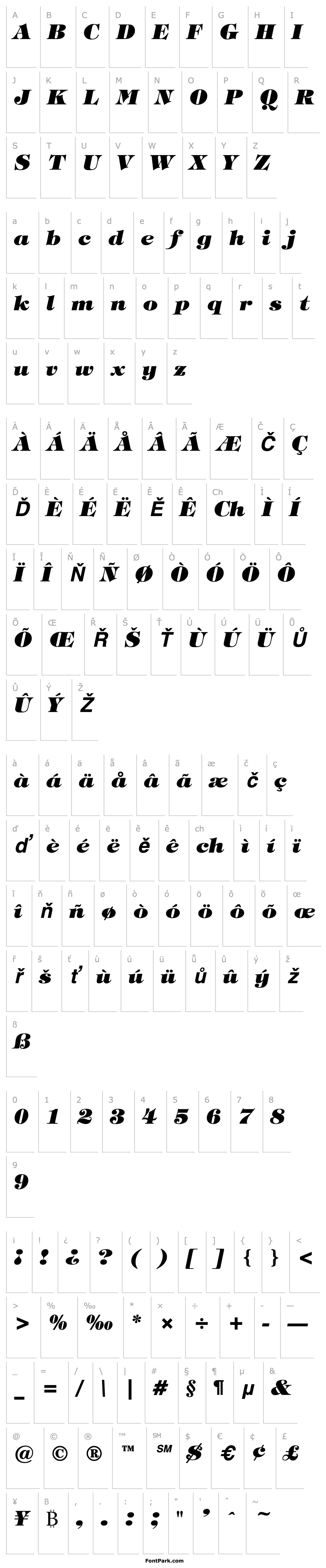 Overview Jewel Bold Italic