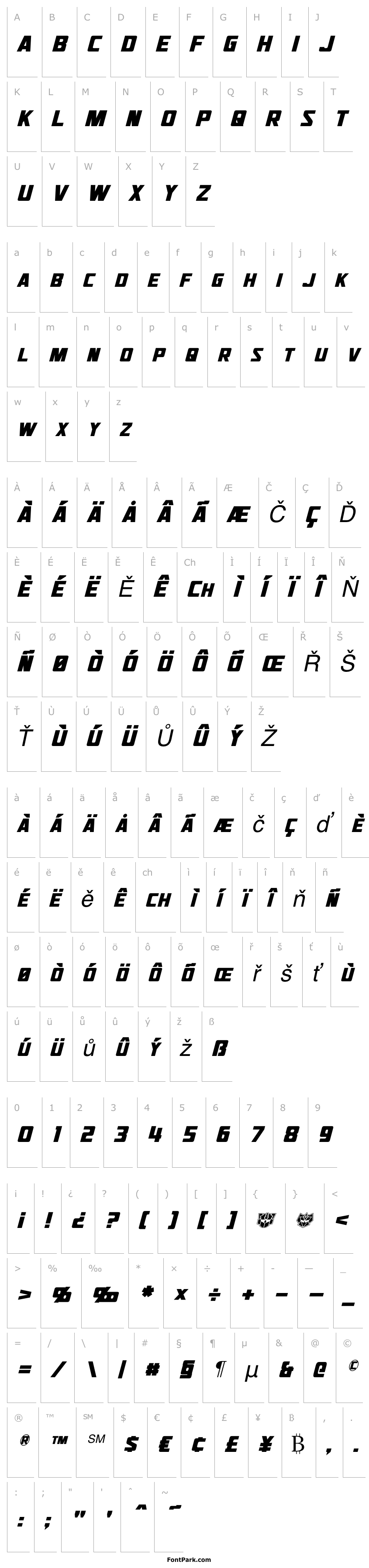 Přehled Jhiaxus Italic