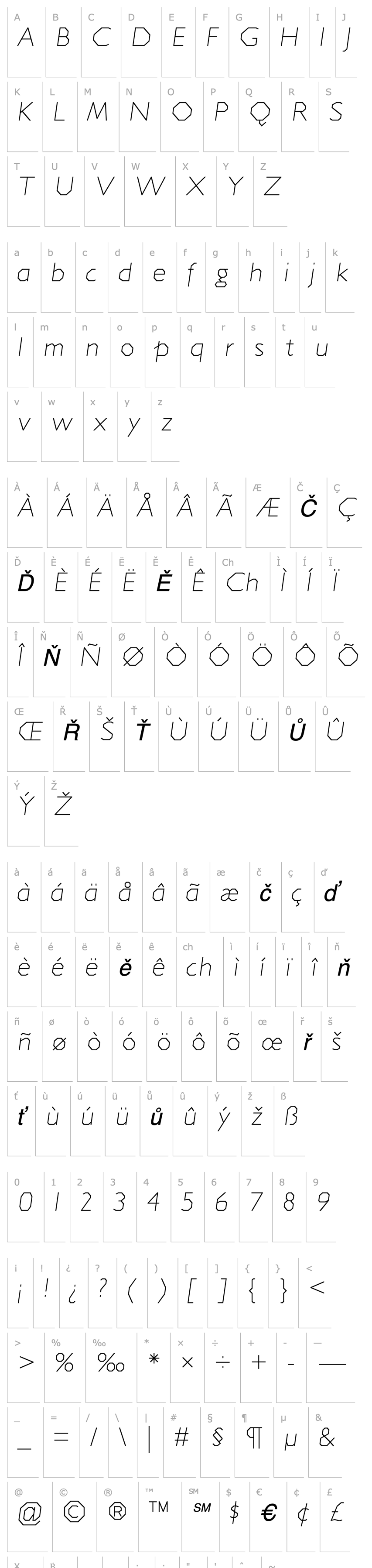 Přehled Jillican ExtraLight Italic