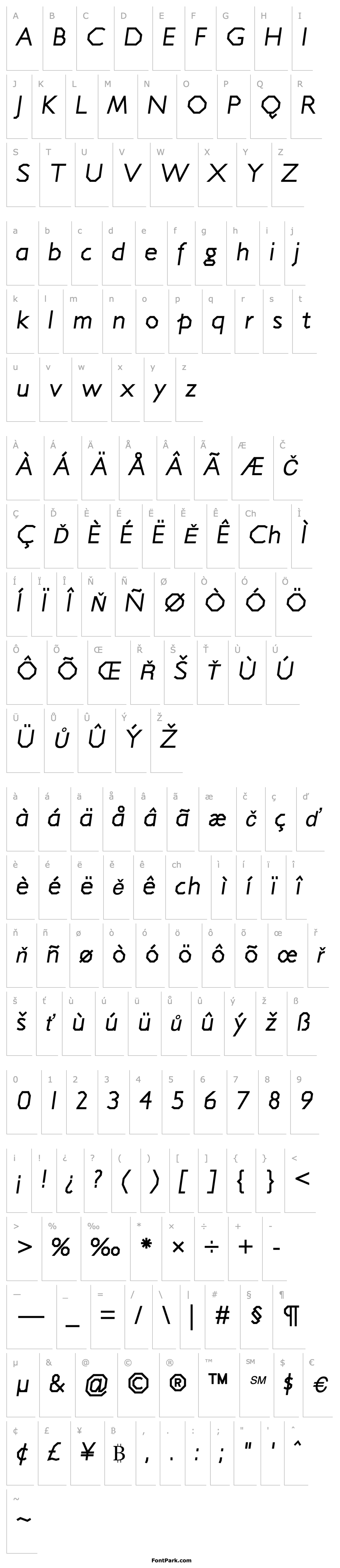 Přehled Jillican Italic