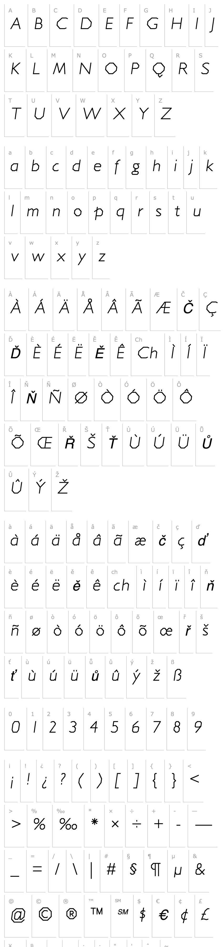 Overview Jillican Light Italic