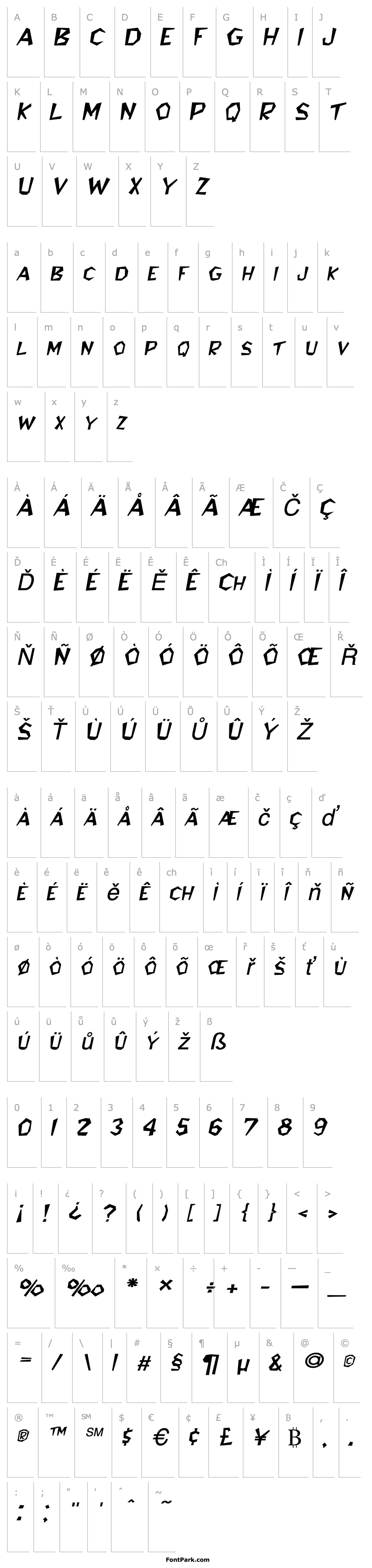 Overview Jitter-Expanded Italic