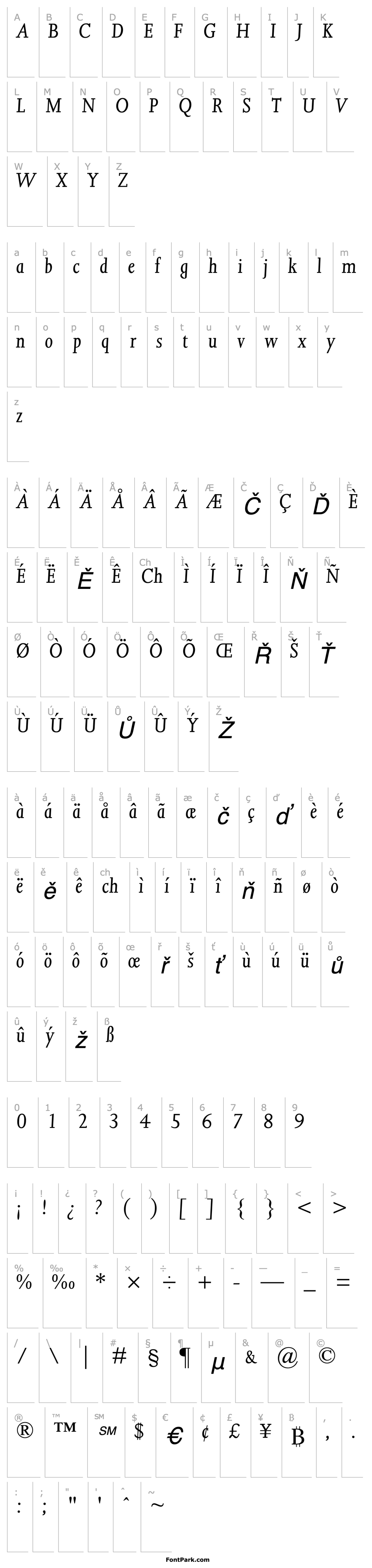 Overview JoannaMT-Italic