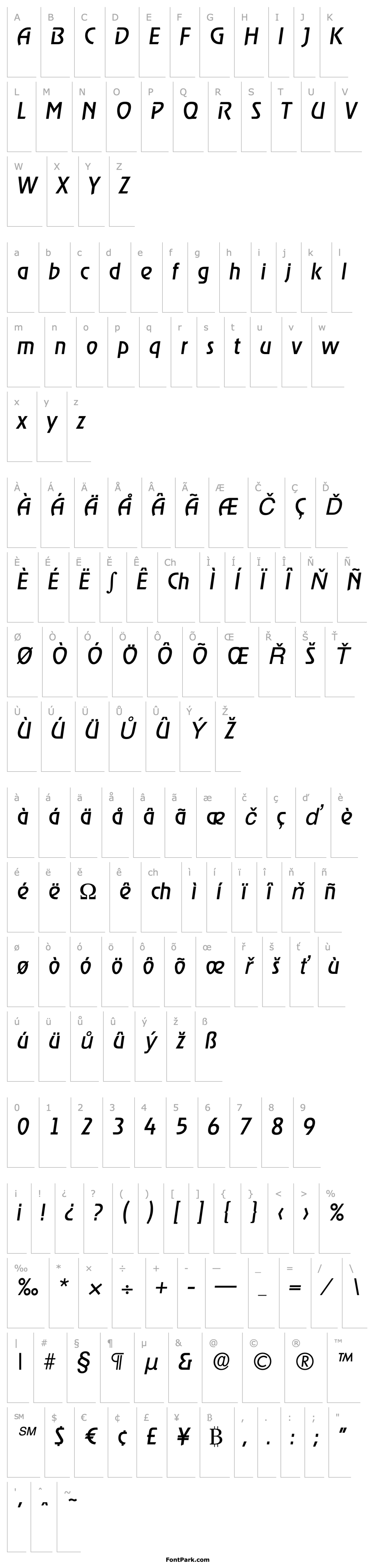 Overview JoeBecker Italic