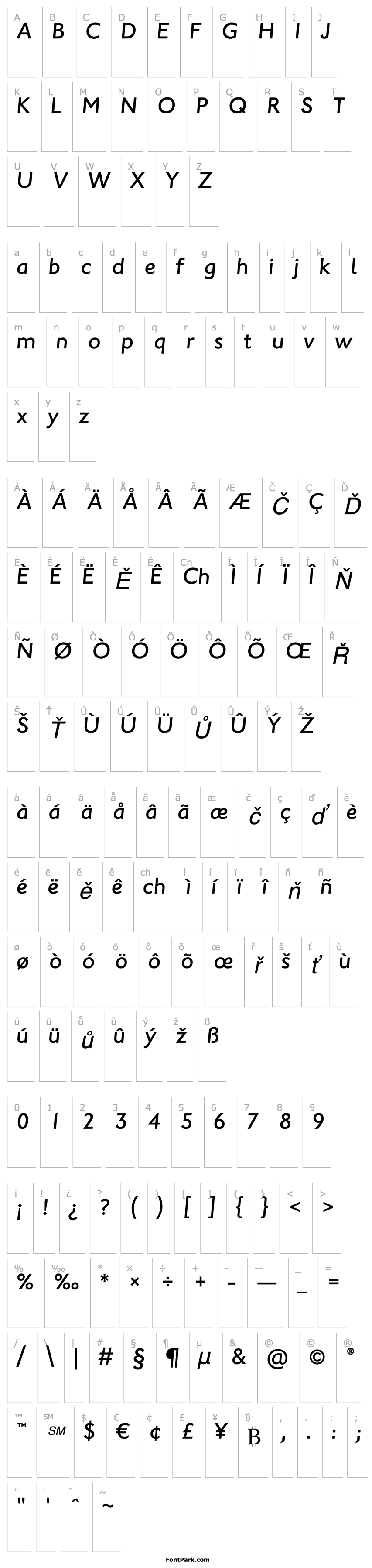 Overview JohnstonITCStd-MediumItalic