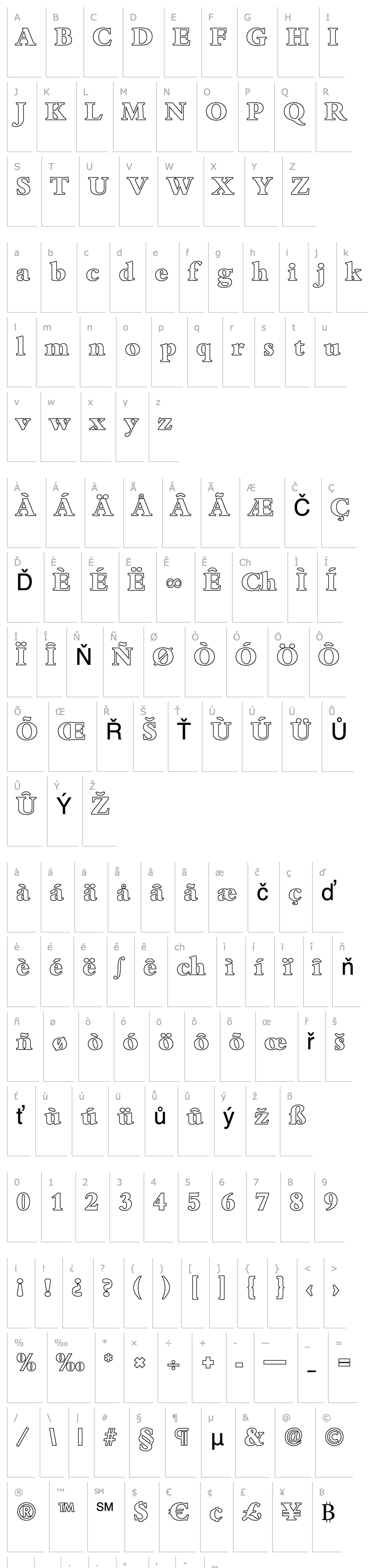 Overview JoshuaBeckerOutline-ExtraBold-Regular