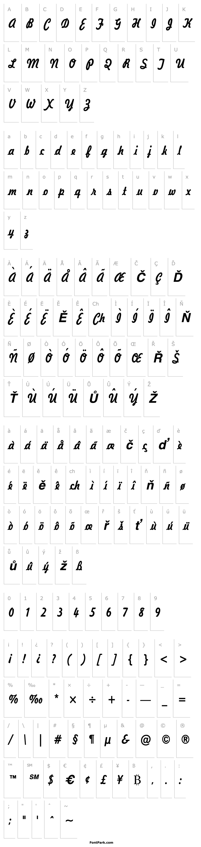 Overview Jott 43 Condensed BoldItalic