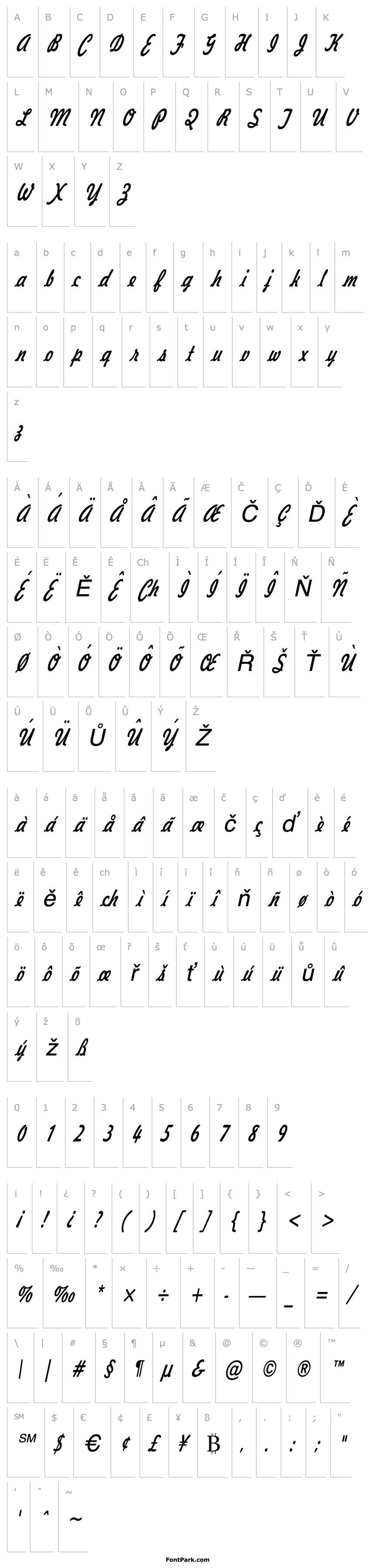 Overview Jott 43 Thin Italic