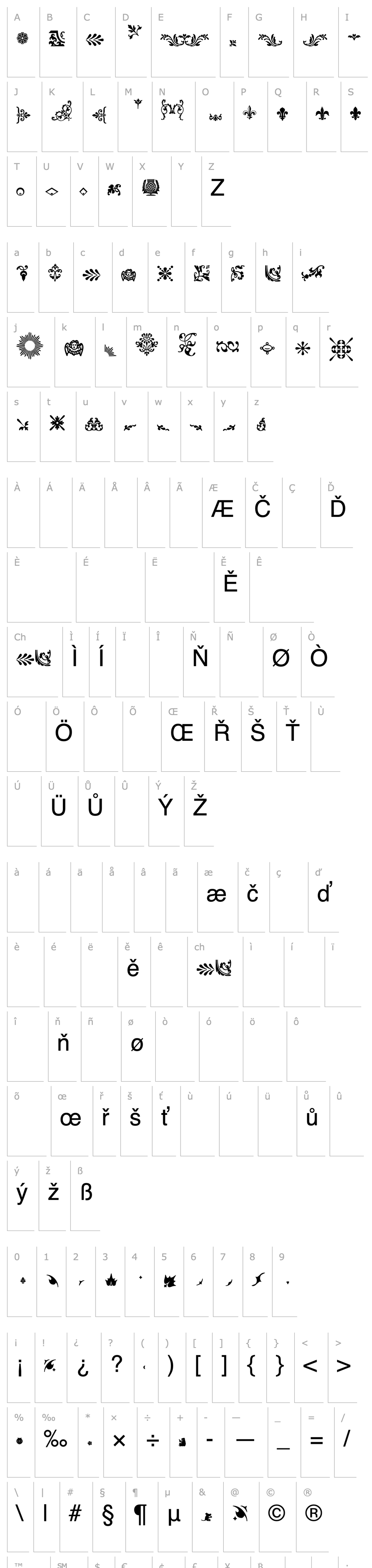 Overview JournalDingbatsFiveSSi