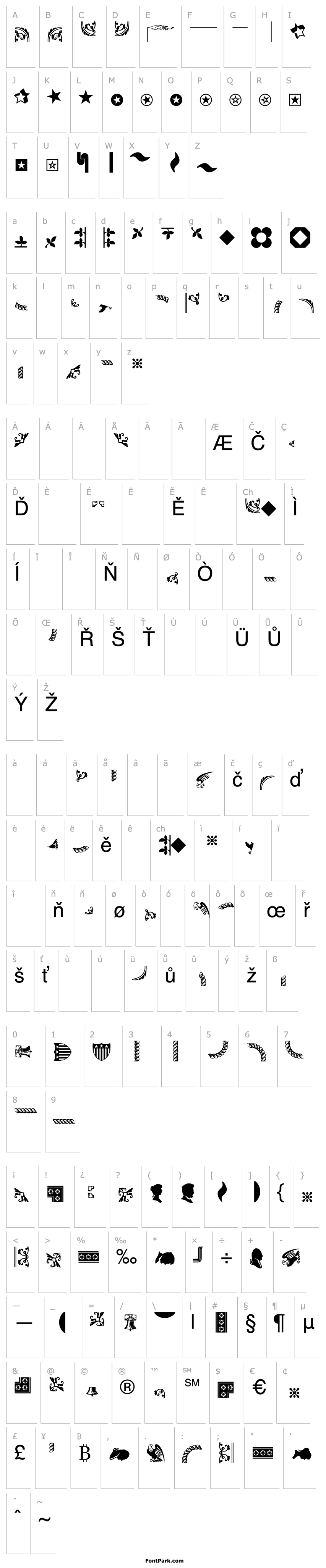 Overview JournalDingbatsOneSSK Regular