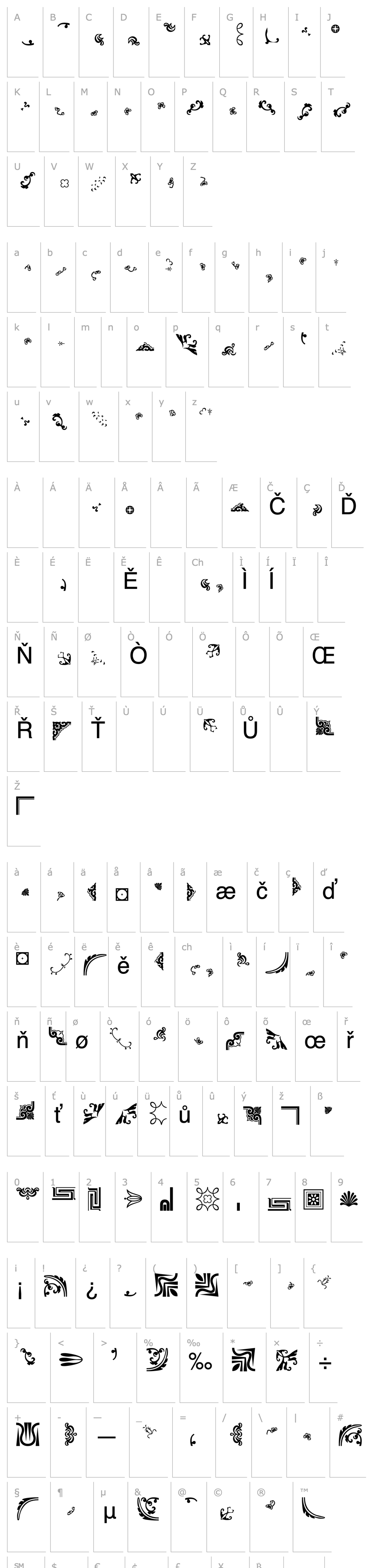 Overview JournalDingbatsThreeSSK Regular