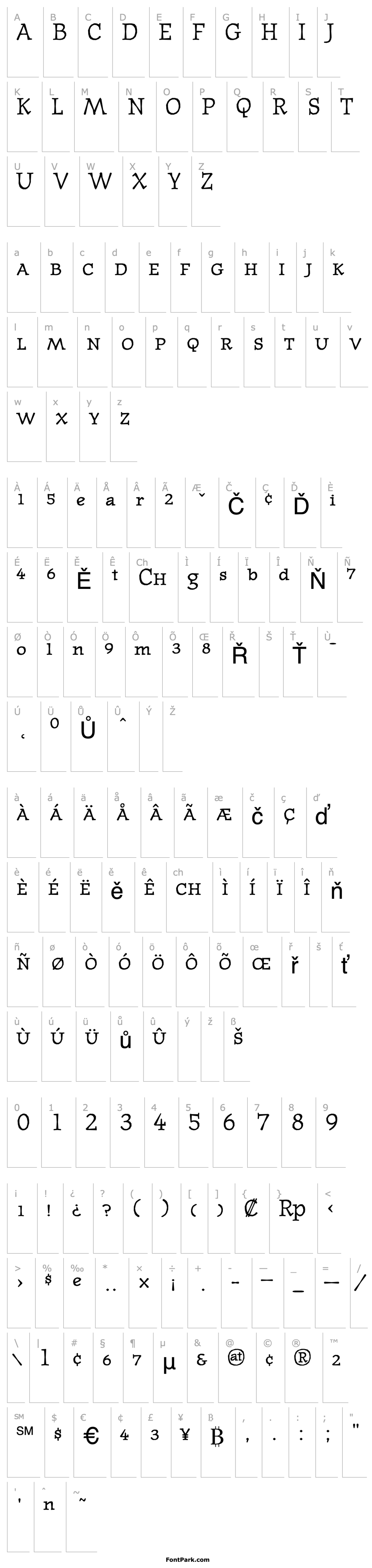 Overview JournalTextSmallcaps Regular