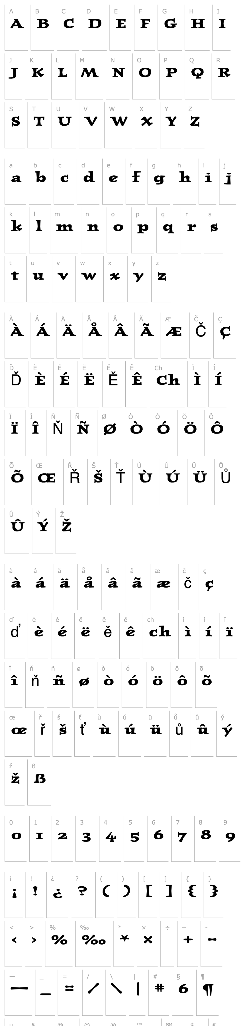 Overview JournalUltraBoldOldstyle