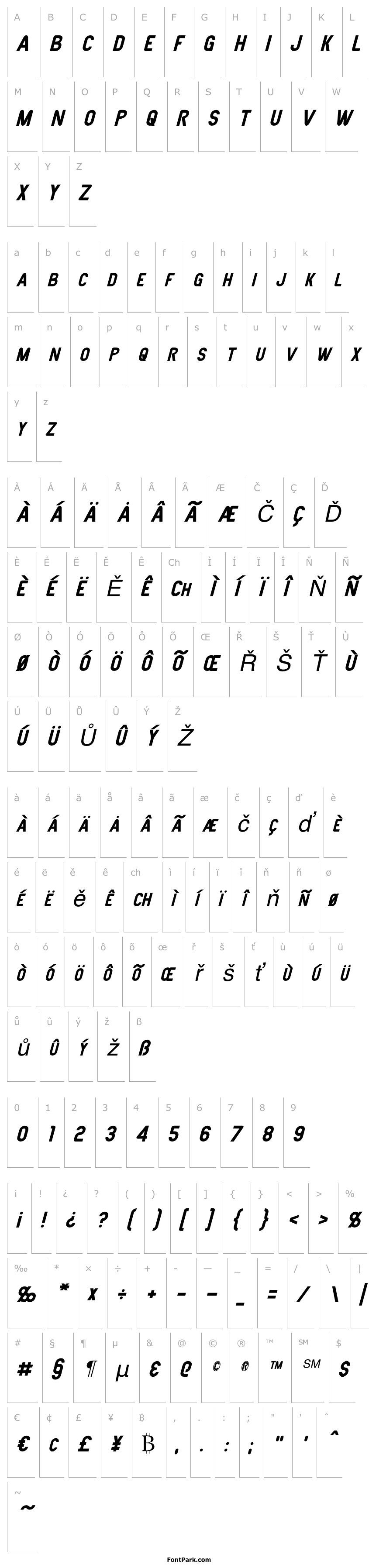 Overview Joystick Italic