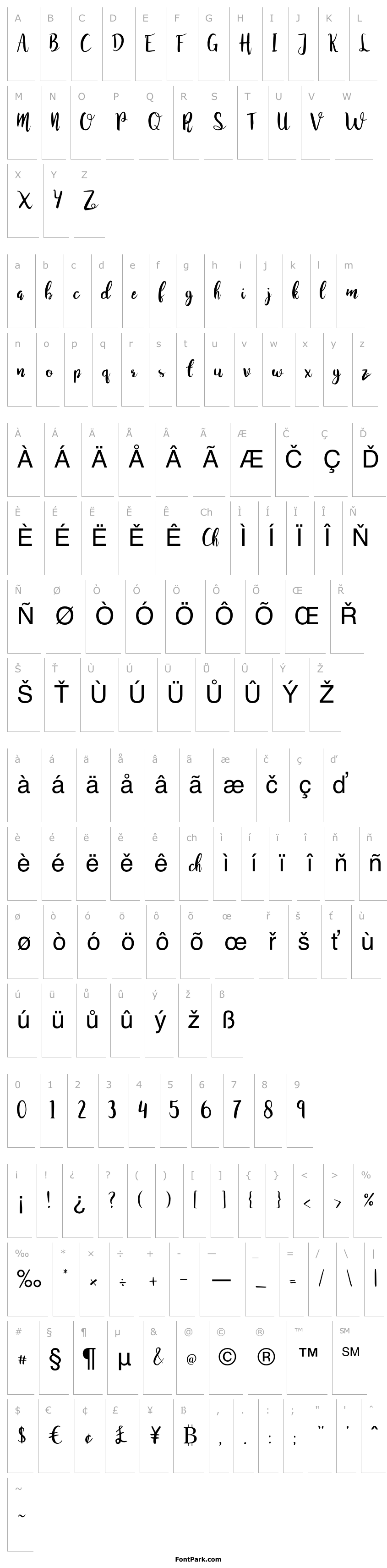 Přehled Juanita Brush Smooth Script