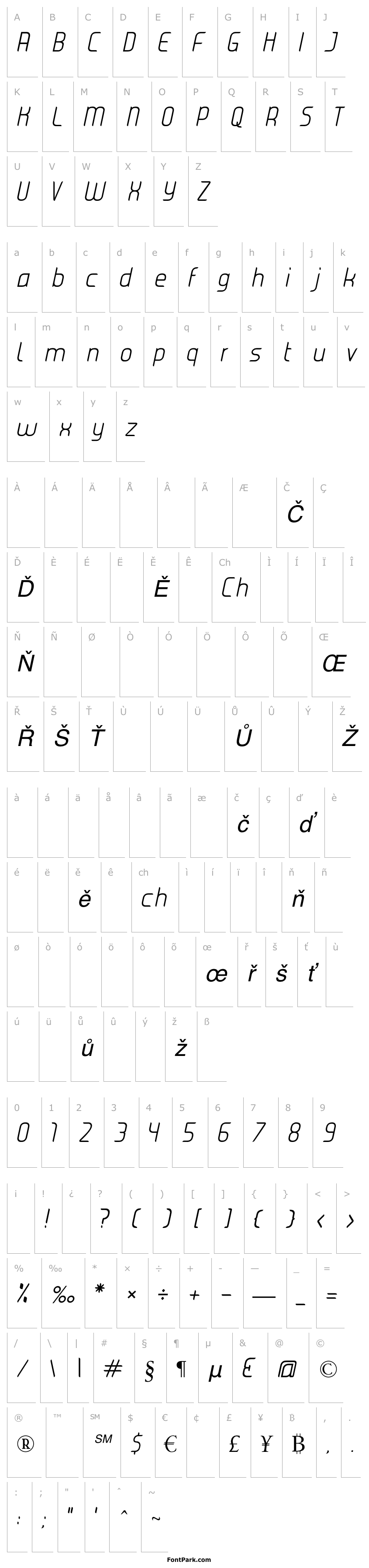 Přehled JUICE Light Italic Italic