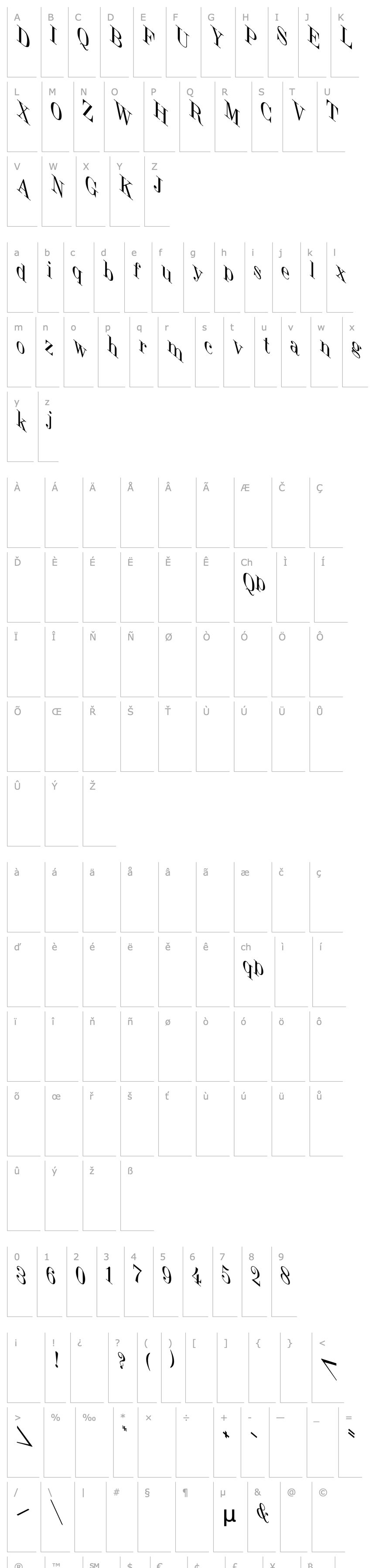 Overview JumbleItalic