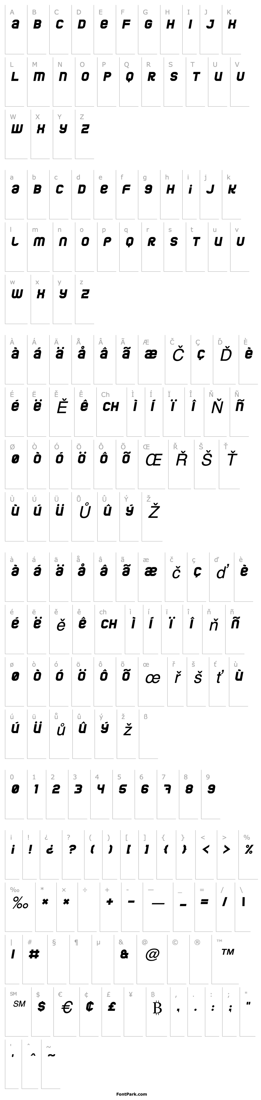 Overview Jumbo Italic