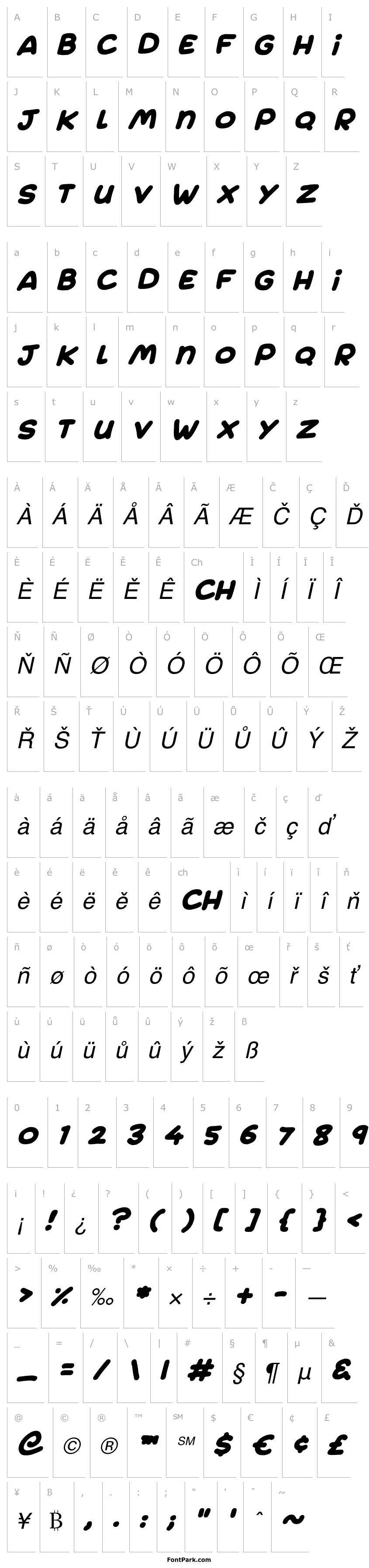 Přehled Jumping Italic