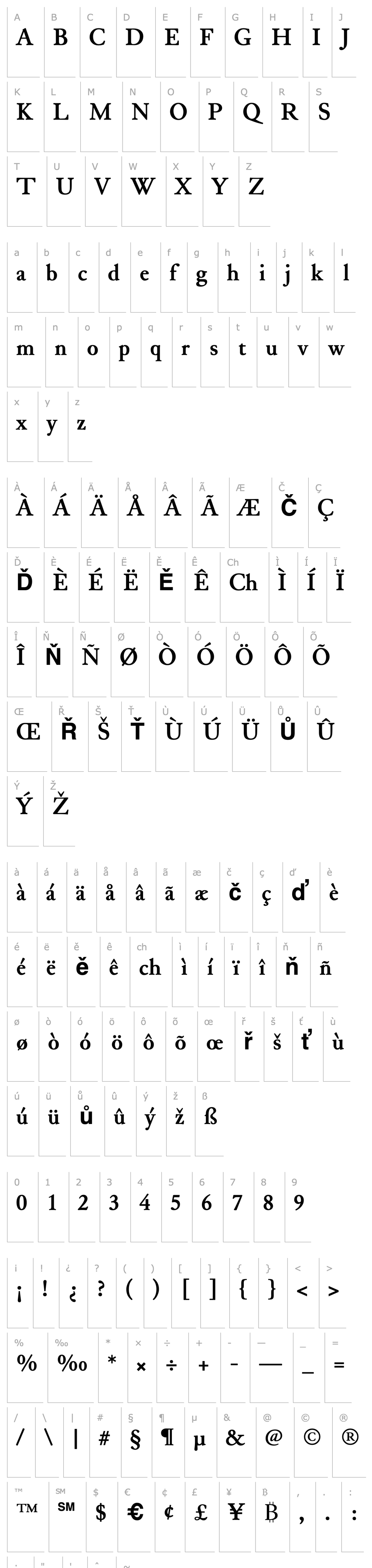 Overview JuniusStandard Bold