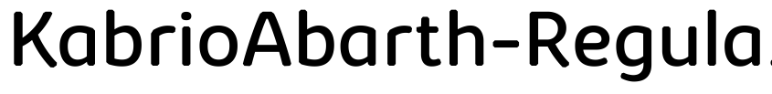 Preview KabrioAbarth-Regular