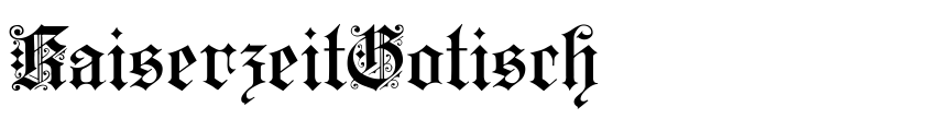 Preview KaiserzeitGotisch