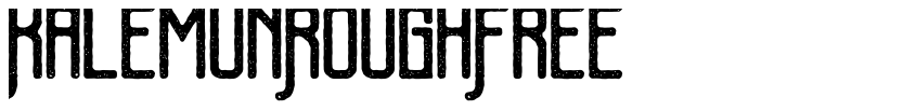 Font KalemunRoughFree by Unknown