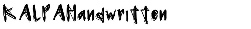 Preview KALPAHandwritten